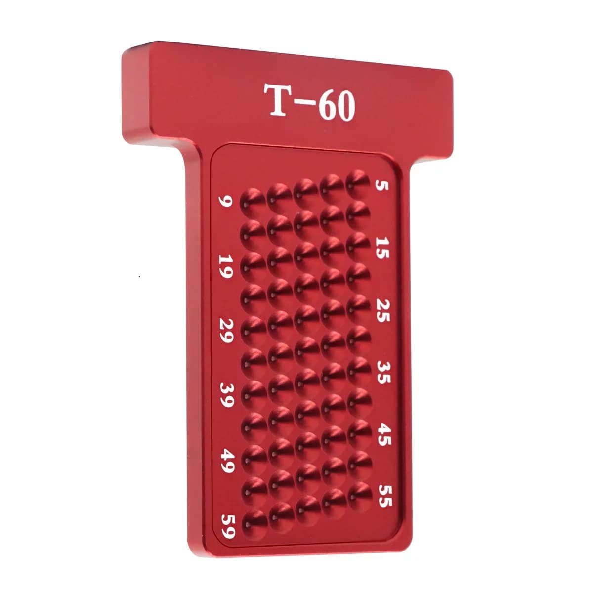60mm T字ものさし けがきゲージ マーキングツール