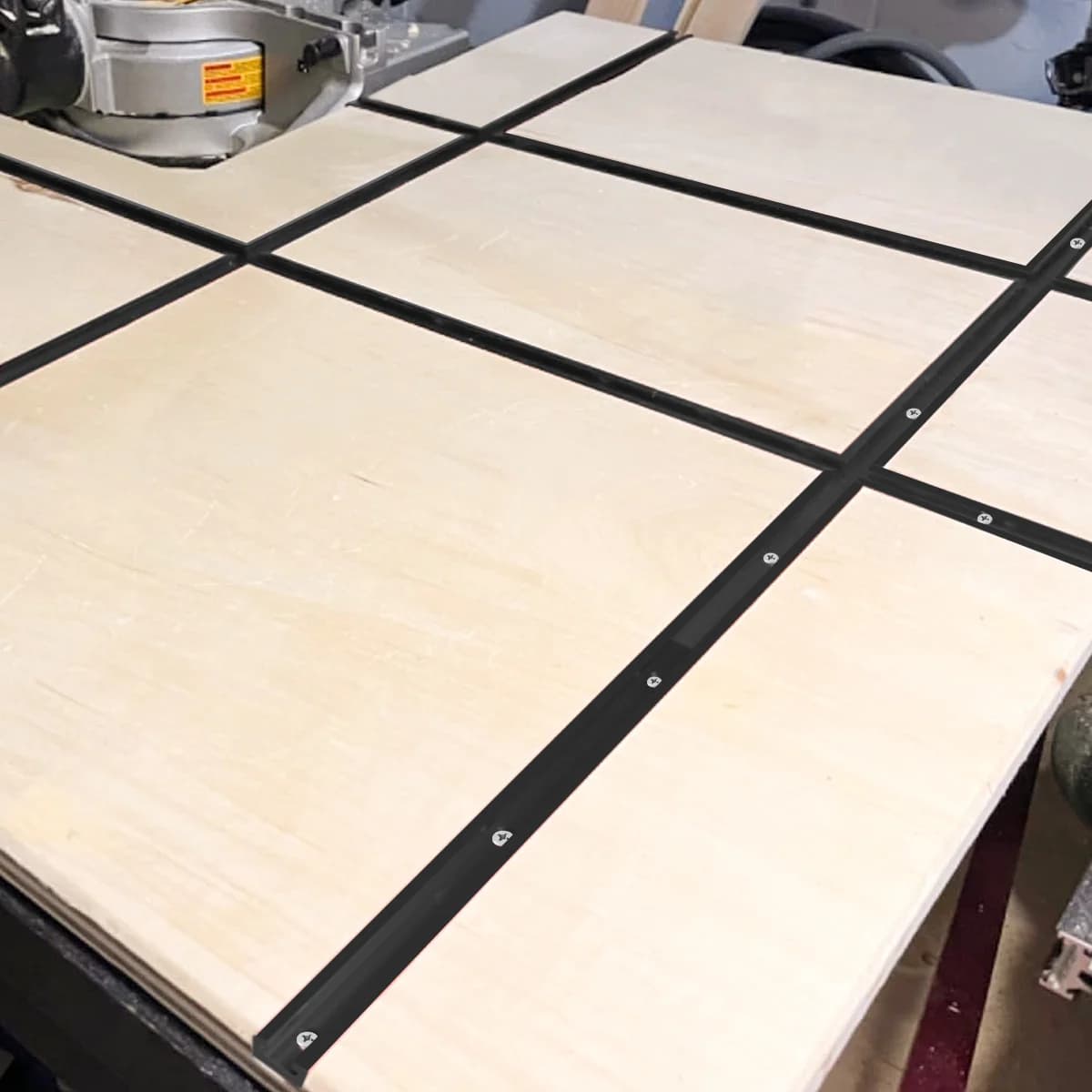 アルミTスロットmiterトラック 19x9.5mm DIY工具用