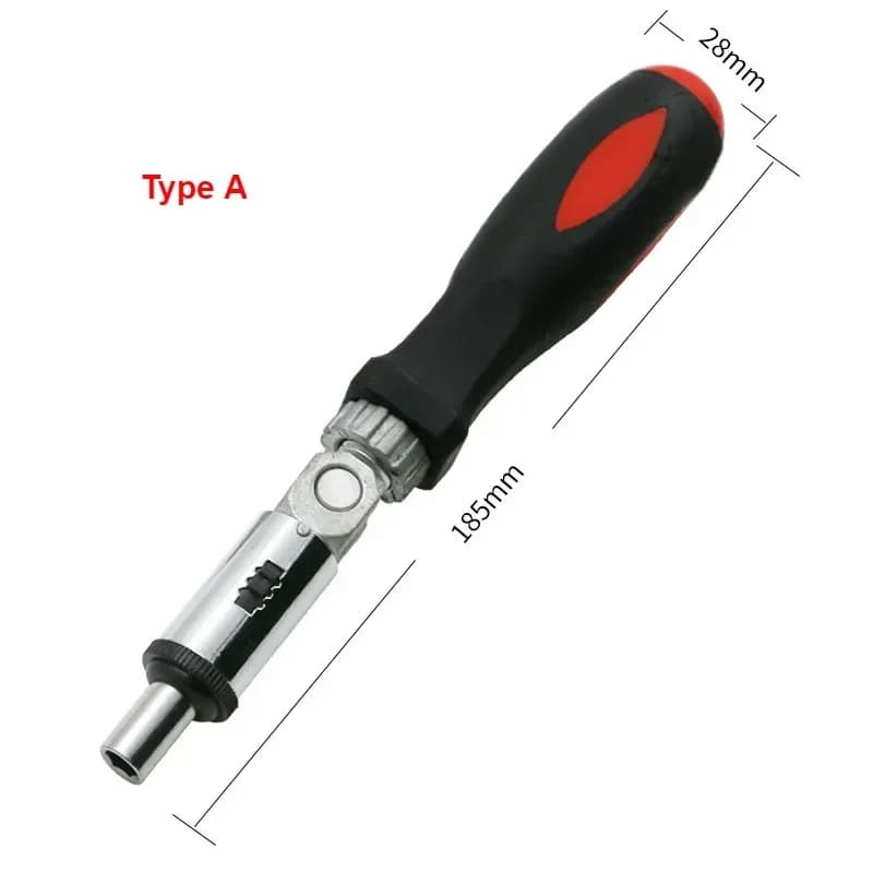 多機能ラチェットドライバー 1/4インチ六角軸