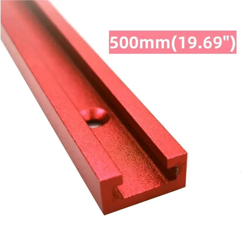 500mm ダブルカットTトラック Tボルトノブセット付き