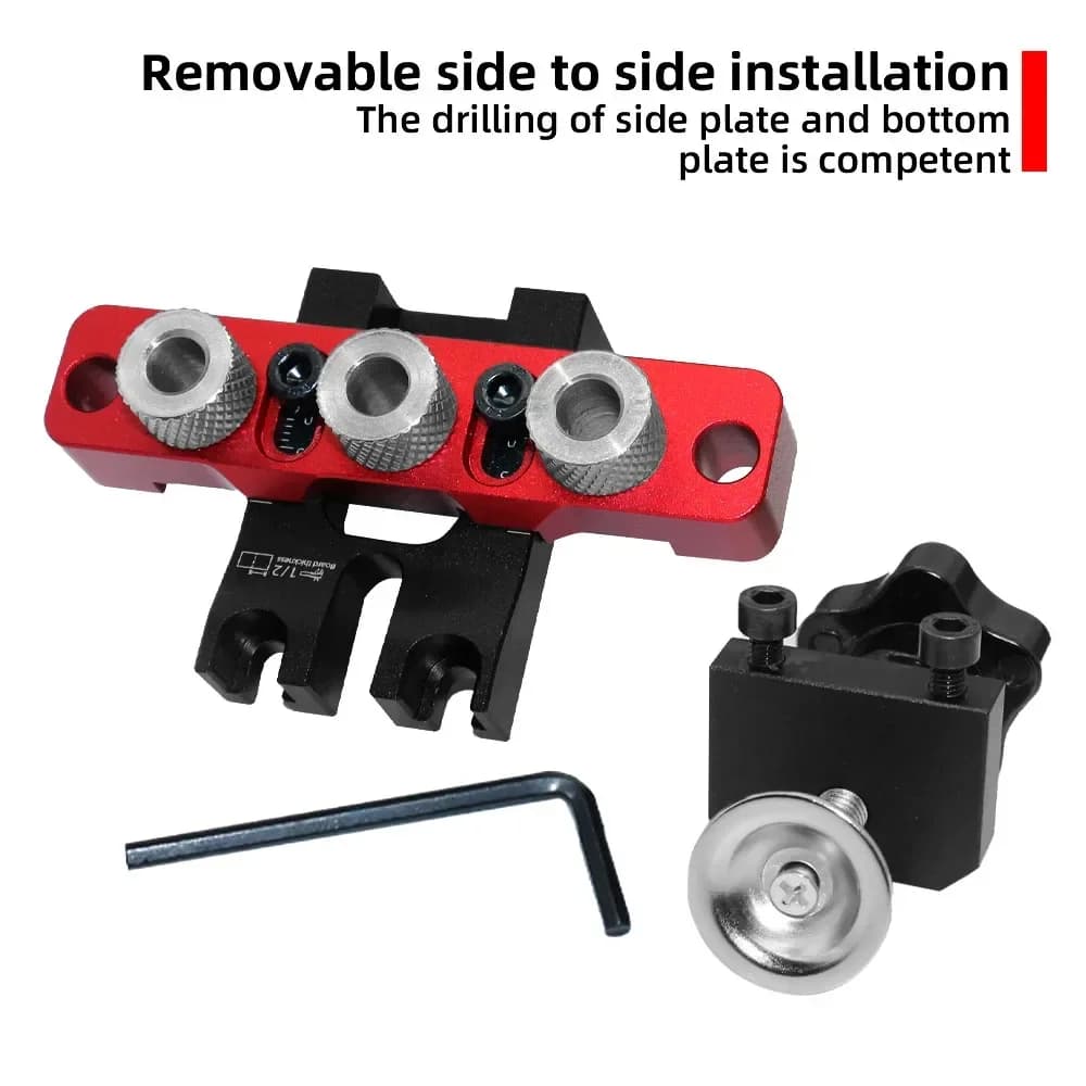 3-in-1 調整式木ダボ治具キット