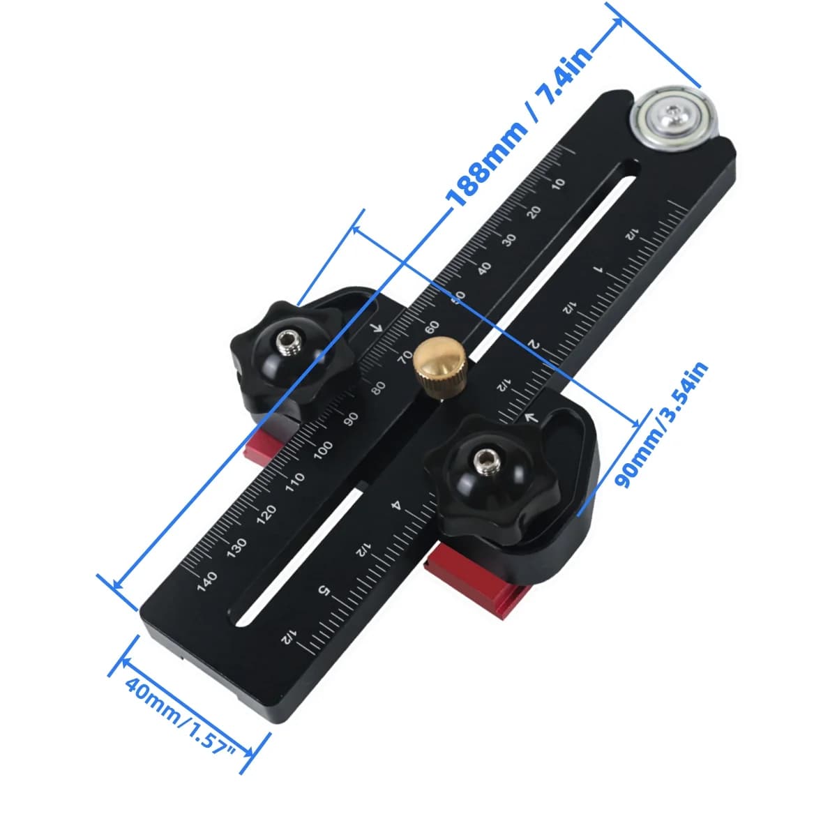 テーブルソー安全用 メタル シンリップ ジグ